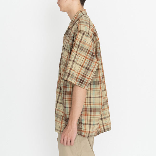 Madras Field H/S Shirt (NT3107N) | THE NORTH FACE PURPLE LABEL