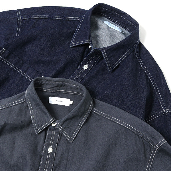 Denim Regular Collar Shirt OW (GM221-50077B) | Graphpaper / シャツ