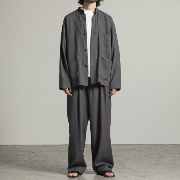 2TUCK STRAIGHT FIT EASY SILK LINEN (M21A-05PT01C) | marka / パンツ