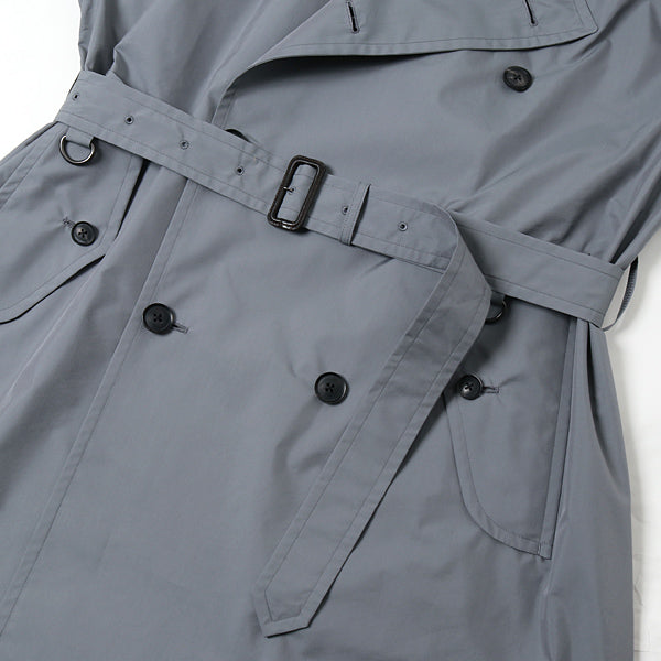 FINX POLYESTER BIG TRENCH COAT (A20SC01FP) | AURALEE / ジャケット