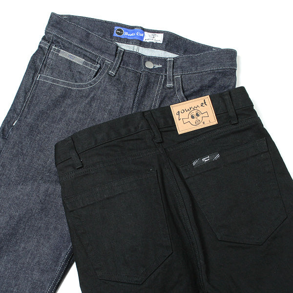 約40cm股上gourmet jeans グルメジーンズ TYPE-1 BOOTS CUT ブーツカット ストレッチデニムパンツ 32 ブラック 5ポケット TYPE-01 ボトムス【gourmet jeans】