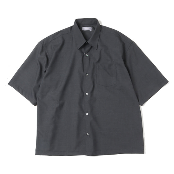 WOOL RAYON OVERSIZED S/S SHIRT