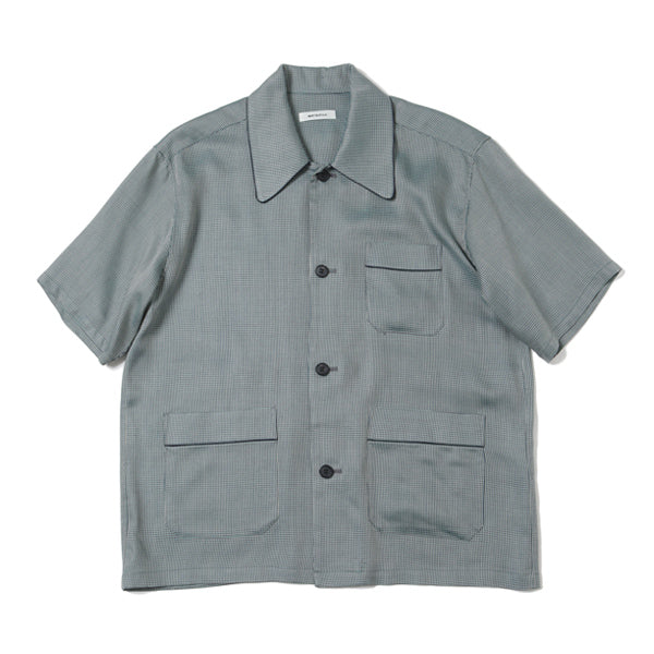 Dobby Weave Short Sleeve Shirt (M221-0302) | MATSUFUJI / シャツ