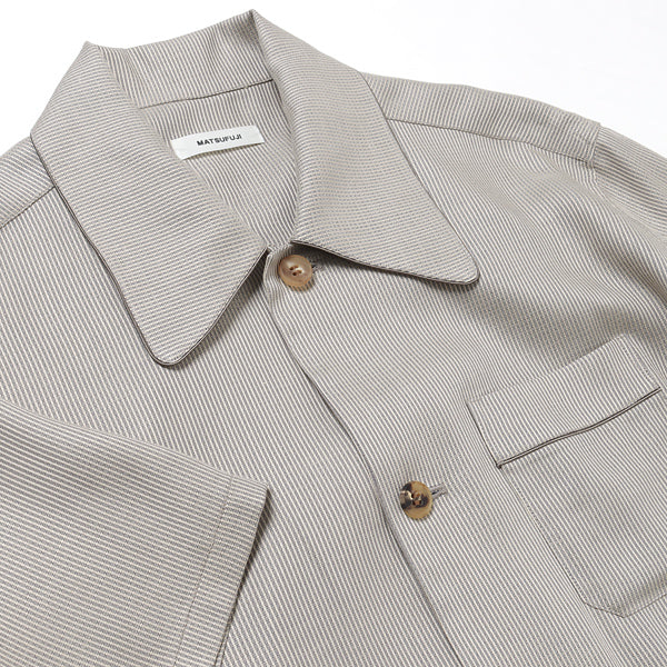 Dobby Weave Short Sleeve Shirt (M221-0302) | MATSUFUJI / シャツ