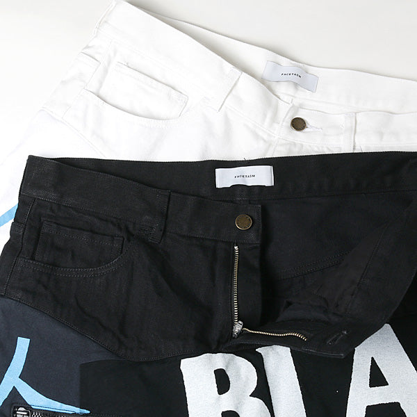 新品未使用 タグ付き FACETASM BLACK FLAG SHORTS 白-