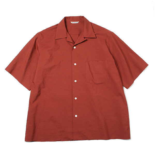 SELVEDGE WEATHER CLOTH HALF SLEEVED SHIRTS (A8SS02WC) | DIVERSE