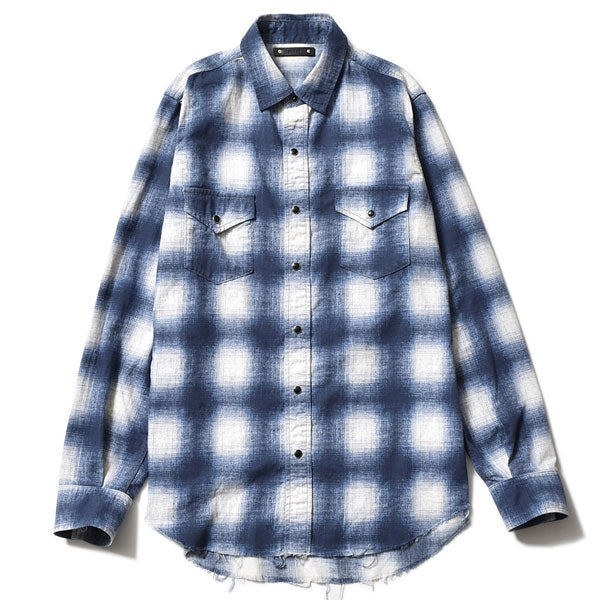 Smoky Ombre Check Western SH (2203-5004) | MINEDENIM / シャツ (MEN ...