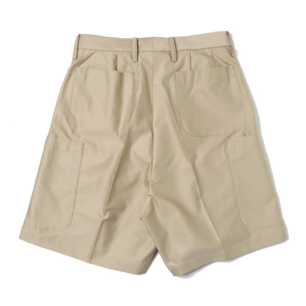 メンズNEAT GIZA MOLESKIN SHORTS KHAKI - ショートパンツ