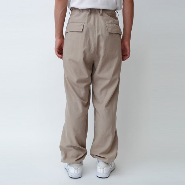 COTTON LINEN FIELD TROUSERS