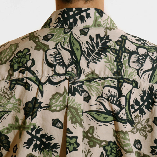 Botanical Print H/S Shirt (NT3217N) | THE NORTH FACE PURPLE LABEL