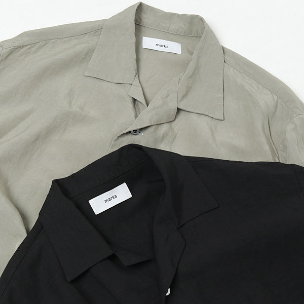 SIDE SLIT OPEN COLLAR SHIRT (M20A-09SH01C) | marka / シャツ (MEN