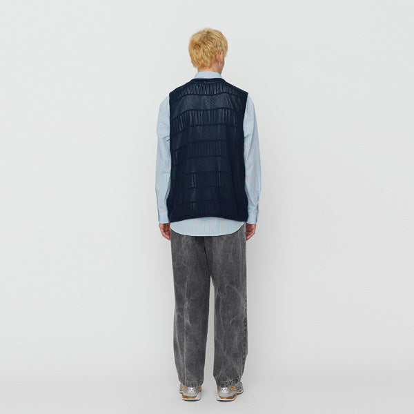 Typo Knit Vest (SS22-07) | mfpen / トップス (MEN) | mfpen正規取扱