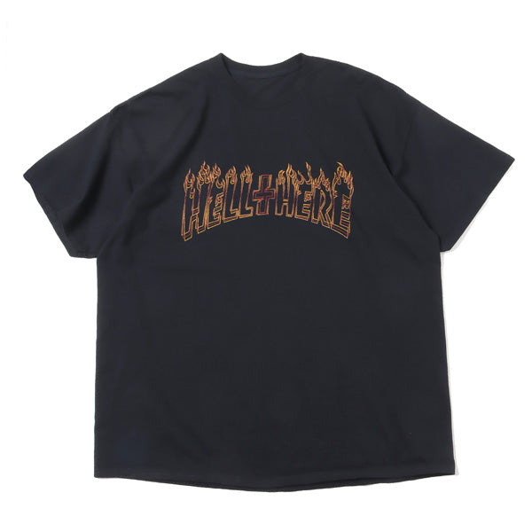 OVERSIZE PRINT T-SHIRT(HELL HERE) (ES14TS-02(HELL HERE)) | ESSAY 