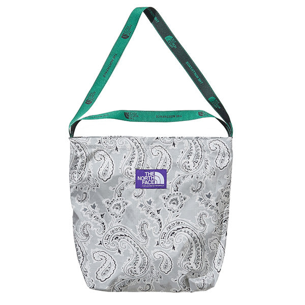 Paisley Print Logo Tape Tote (NN7921N) | THE NORTH FACE PURPLE