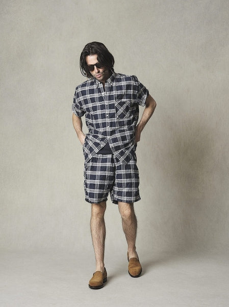 DWELLER B.D. SHIRT S/S RELAXED FIT L/C/P BROAD (S3721) | nonnative