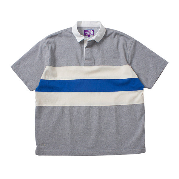 The north face purple label big rugby outlet shirt