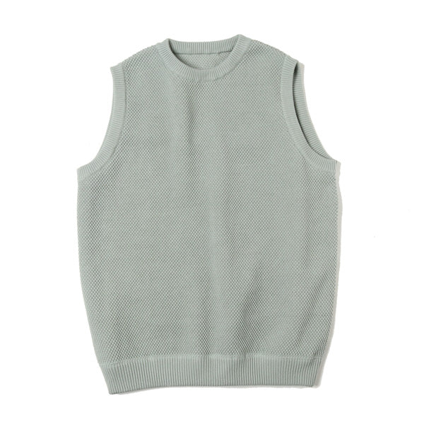 moss stitch vest (1901-007) | crepuscule / トップス (MEN