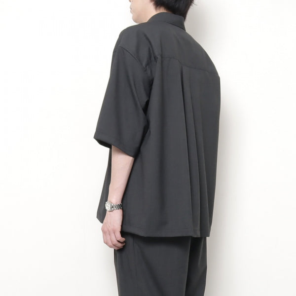 WOOL RAYON OVERSIZED S/S SHIRT