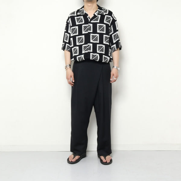 MASU MASU OPEN COLLAR H/S SHIRT (20SS-SY5-011) | Sasquatchfabrix