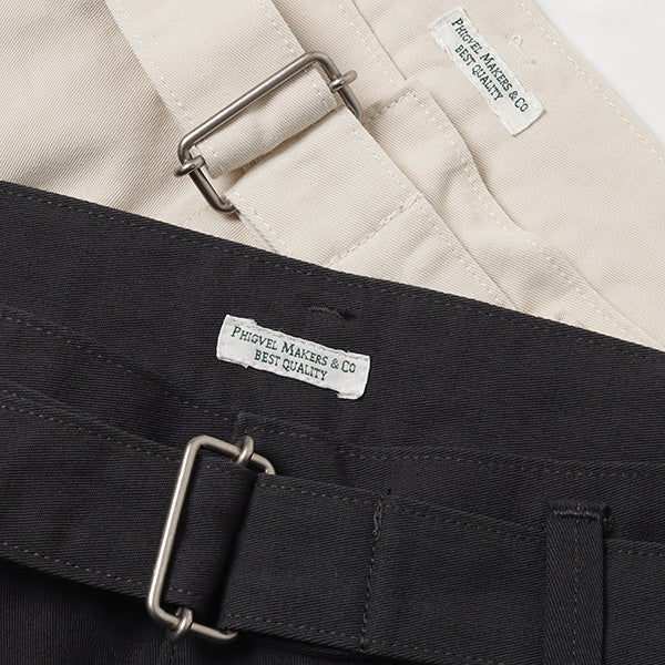 BELTED 2TUCK TROUSERS (PMAN-PT02) | PHIGVEL / パンツ (MEN