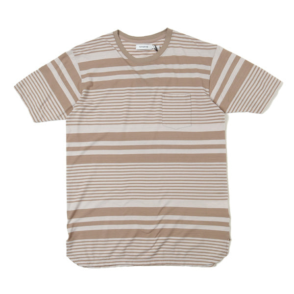 DWELLER S/S TEE COTTON JERSEY BORDER