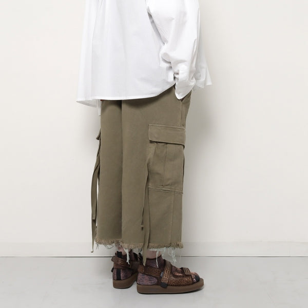 SILK TWILL MILITARY PANTS (22SS15PT173) | doublet / パンツ (MEN