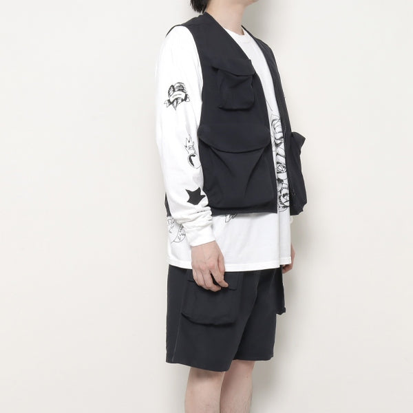 MILITARY VEST (HTK-22-SS-004) | HOMELESS TAILOR / トップス (MEN