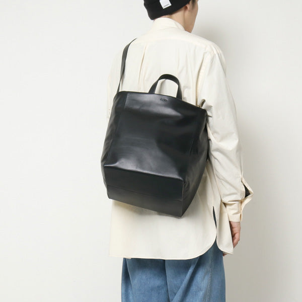 LE15 / COW KIP LEATHER SHOULDER TOTE M (LE15) | Aeta / バッグ (MEN