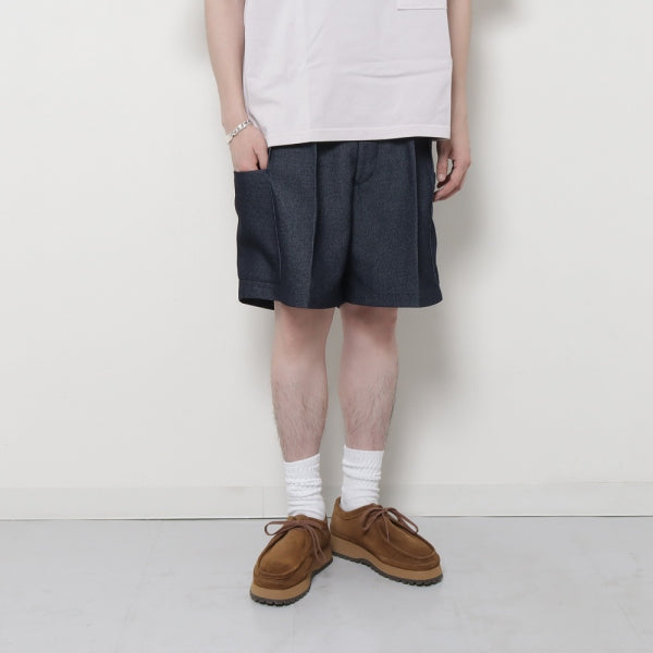 PLASTIC DENIM CARGO SHORTS (22-01PDC) | NEAT / ショートパンツ (MEN