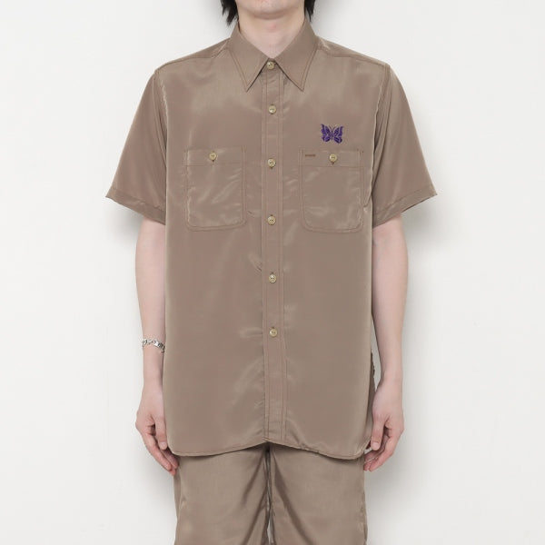 S/S Work Shirt - Poly Cloth (KP180) | NEEDLES / シャツ (MEN) | NEEDLES 正規取扱店DIVERSE