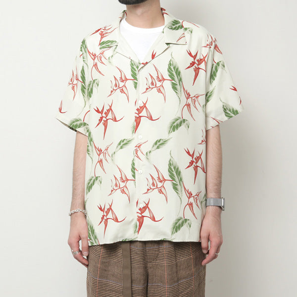 Rayon Open Collar Aloha S/S Shirt (04-TP) | SANDINISTA / シャツ
