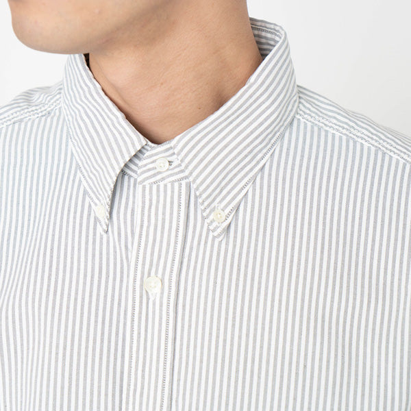 Button Down Stripe Wind Shirt (SUGS109) | nanamica / シャツ (MEN