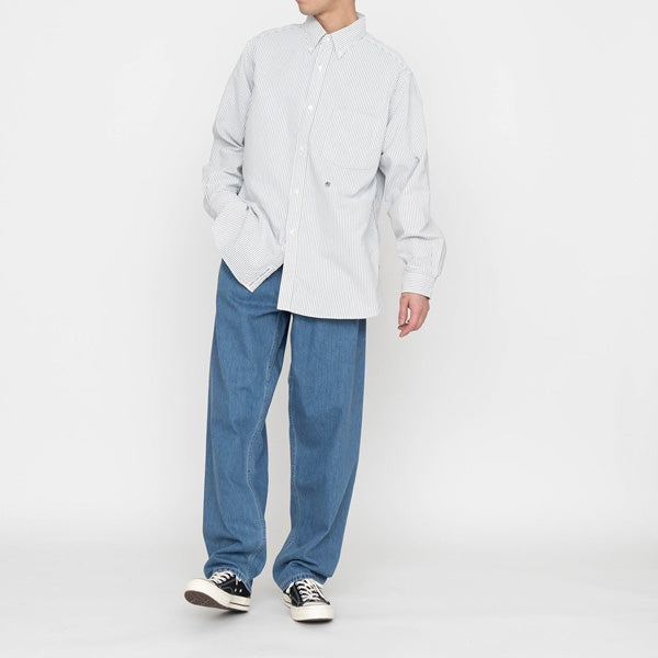 Button Down Stripe Wind Shirt (SUGS109) | nanamica / シャツ (MEN