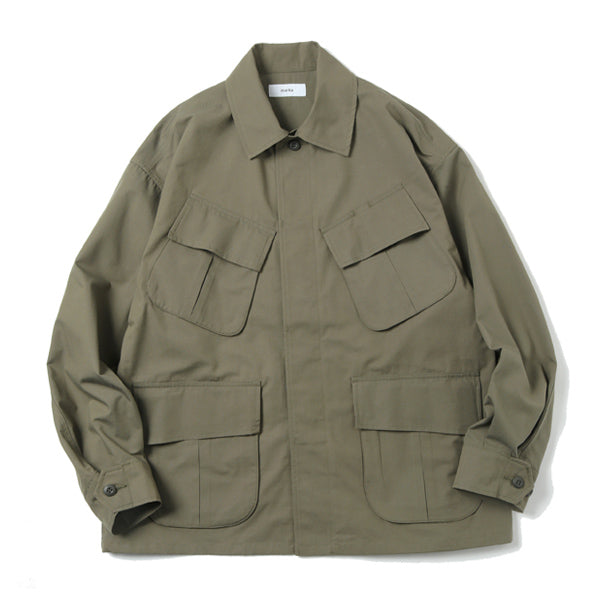 JUNGLE FATIGUE JACKET ORGANIC COTTON SILK WEATHER (M21C-02BL01C