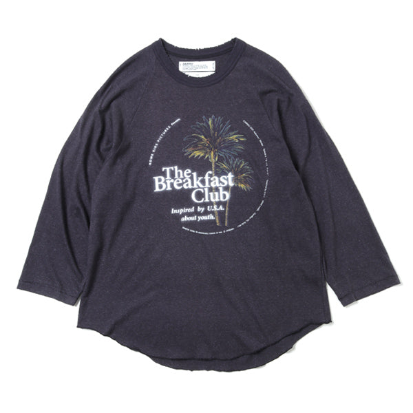 単品価格DAIRIKU PALMS RAGLAN TEE ネイビー　 ロンT Tシャツ/カットソー(七分/長袖)