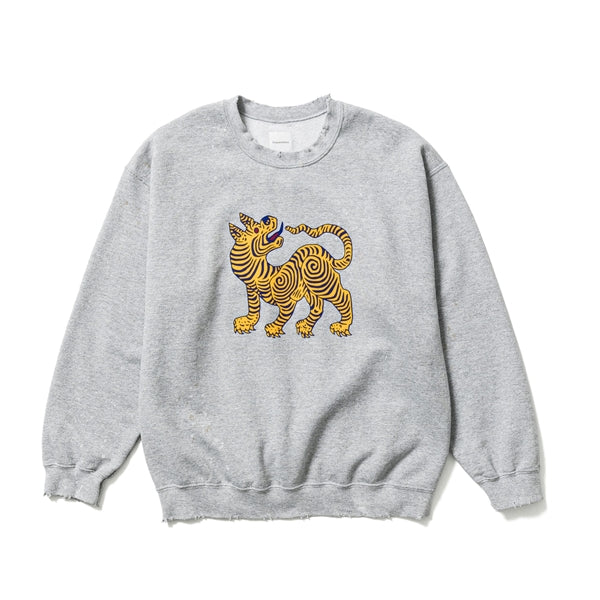 ORIENTAL TIGER CREWNECK SWEATSHIRT (21AW-CSS-008) | Sasquatchfabrix. / トップス  (MEN) | Sasquatchfabrix.正規取扱店DIVERSE