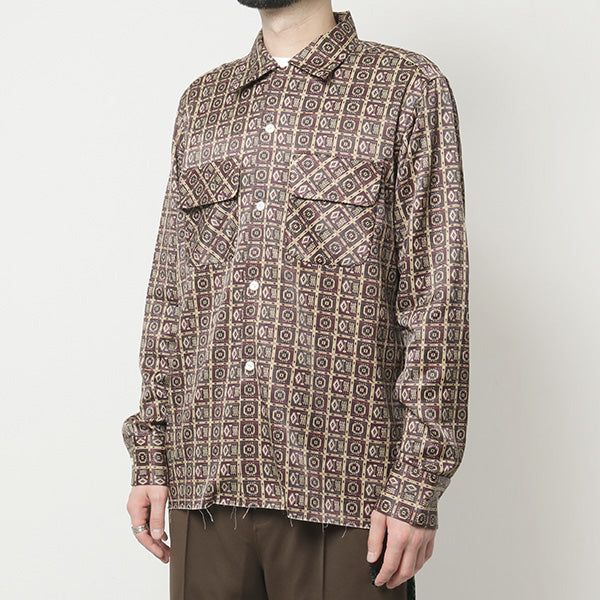 Cut-off Bottom Classic Shirt-R/C Sateen (FK141) | NEEDLES / シャツ