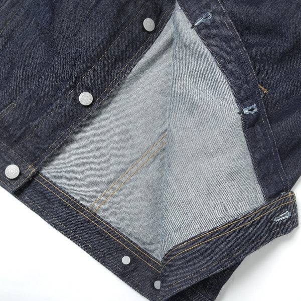 WASHED HARD TWIST DENIM BLOUZON (A21AB03DM) | AURALEE / ジャケット