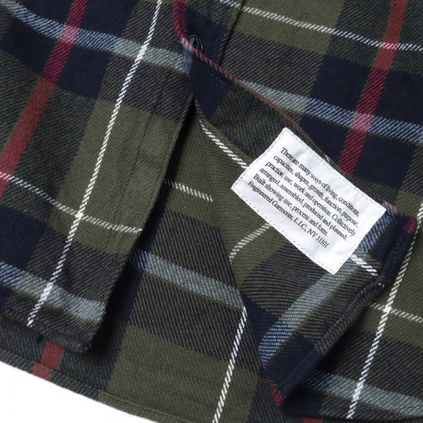 Work Shirt - Big Plaid Heavy Flannel (LN029) | ENGINEERED GARMENTS