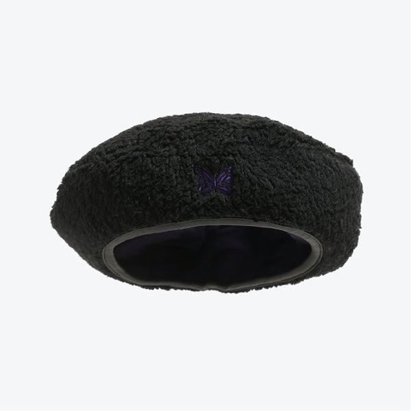 サイズM【即完品】Needles ベレー帽 Beret Faux Boa JO037