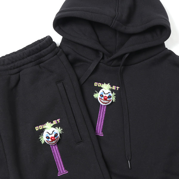 生まれのブランドで doublet PUPPET EMBROIDERY SWEAT PANTS パーカー