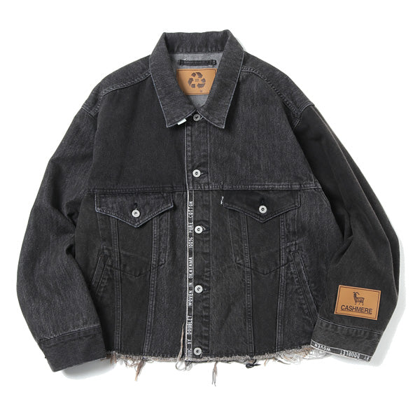 Denim Patchwork Jacket – BIDA Boutique