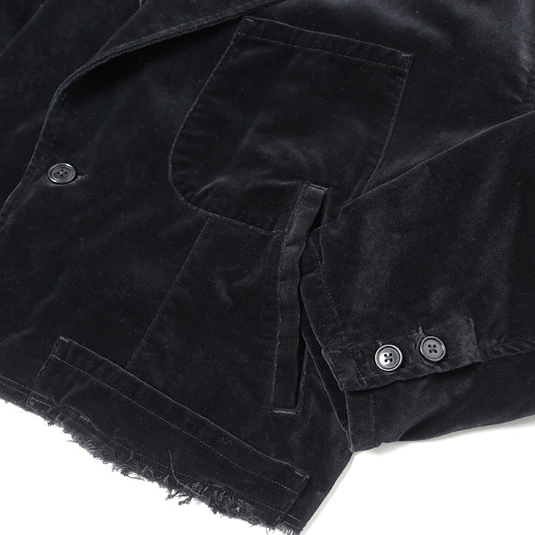 CUT OFF VELVET JACKET (21AW09JK42) | doublet / ジャケット (MEN