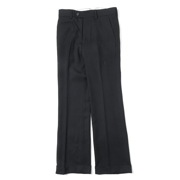 Wool Semi-flare Trousers