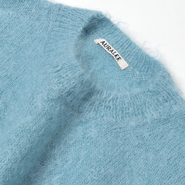 BRUSHED SUPER KID MOHAIR KNIT P/O (A21AP01KM) | AURALEE / トップス 