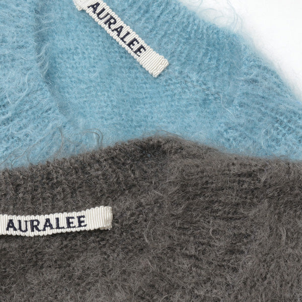 BRUSHED SUPER KID MOHAIR KNIT P/O (A21AP01KM) | AURALEE / トップス 