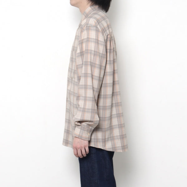 SUPER LIGHT WOOL CHECK SHIRTS (A22AS01LC) | AURALEE / シャツ (MEN