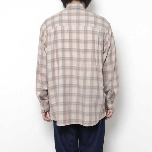 SUPER LIGHT WOOL CHECK SHIRTS (A22AS01LC) | AURALEE / シャツ (MEN 