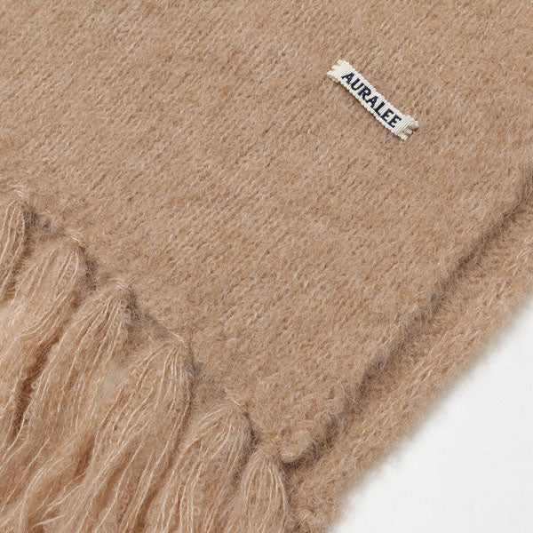 ALPACA WOOL SUPER LIGHT KNIT STOLE (A20AM04AW) | AURALEE