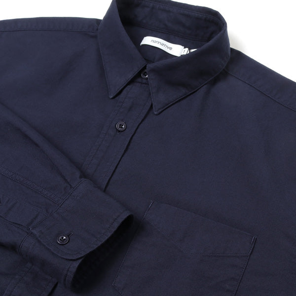 DWELLER B.D. L/S SHIRT RELAXED FIT COTTON OXFORD